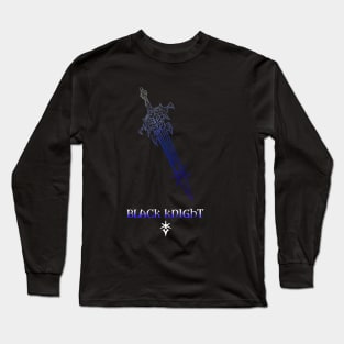 Black Knight Fantasy Job Weapon Long Sleeve T-Shirt
